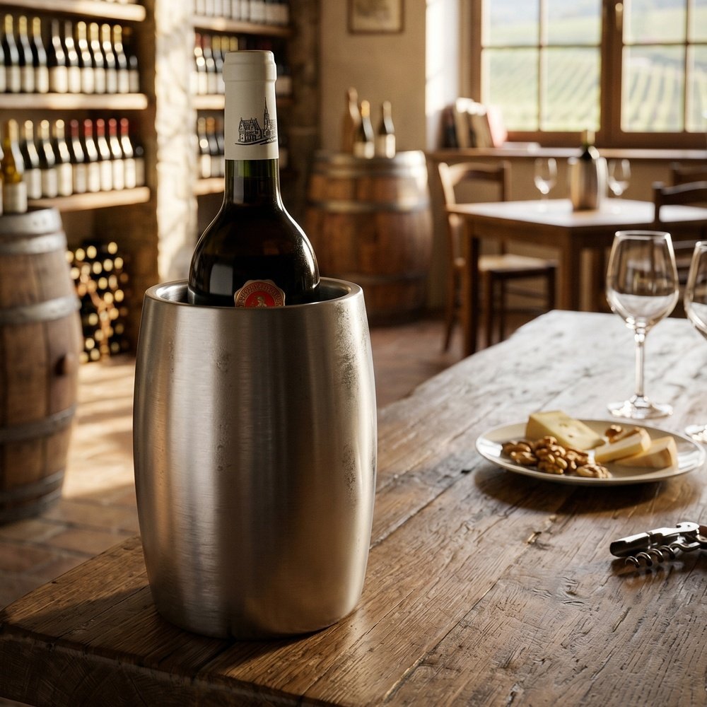 Wine cooler DAPHNE grey