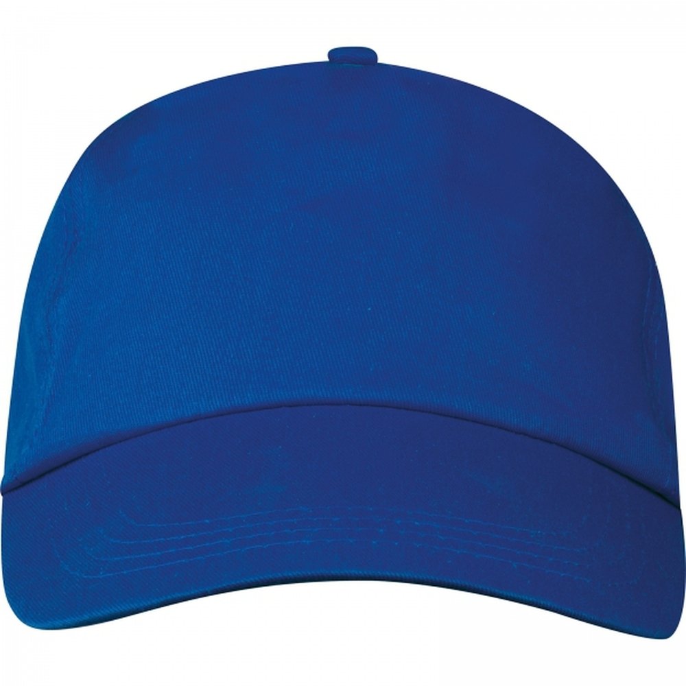 Cotton 5-panel baseball cap 170 g/m² MEGAN blue - Image 3