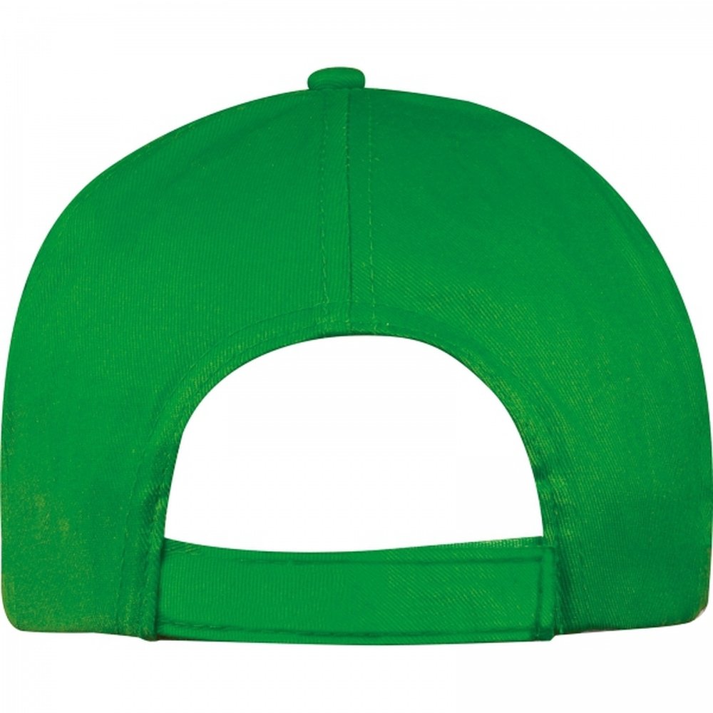 Cotton 5-panel baseball cap 170 g/m² MEGAN green - Image 2