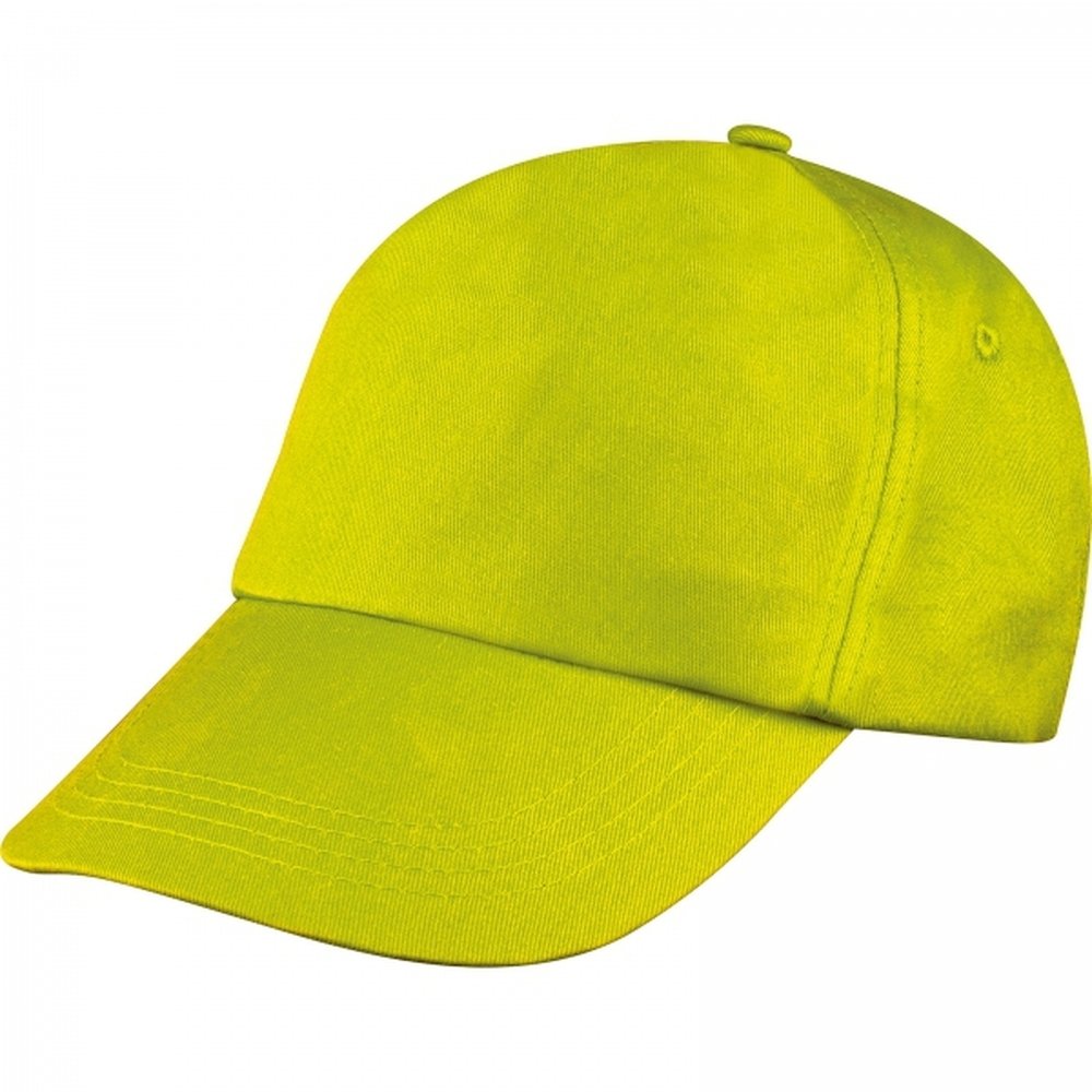 Cotton 5-panel baseball cap 170 g/m² MEGAN light green