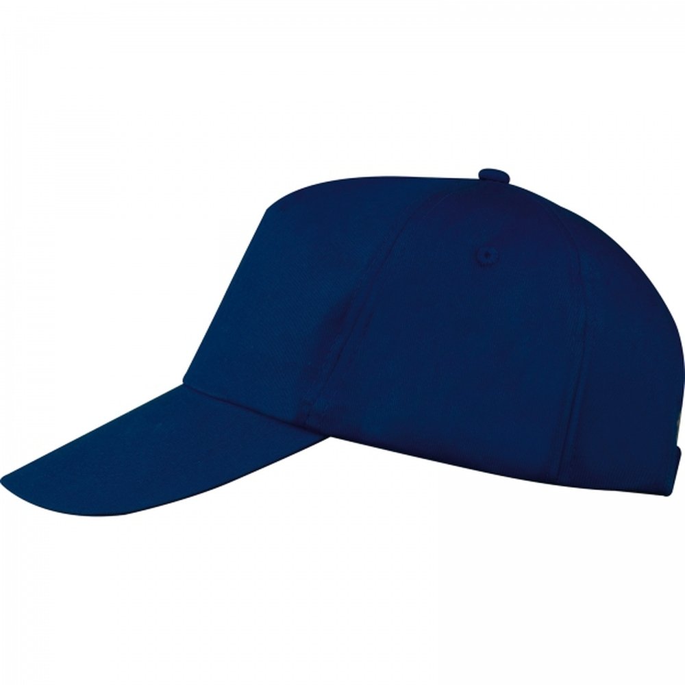 Cotton 5-panel baseball cap 170 g/m² MEGAN navy blue - Image 4