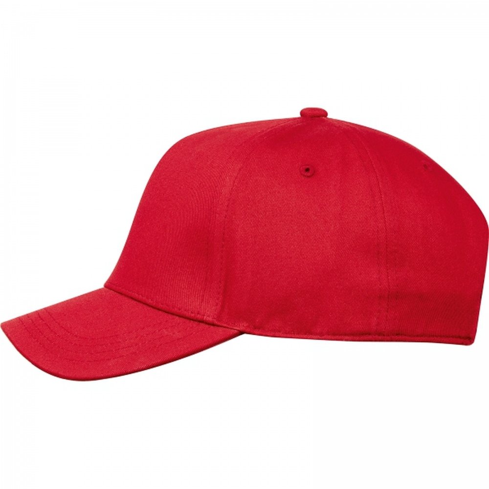 Cotton 5-panel baseball cap 290 g/m² AXEL red - Image 5