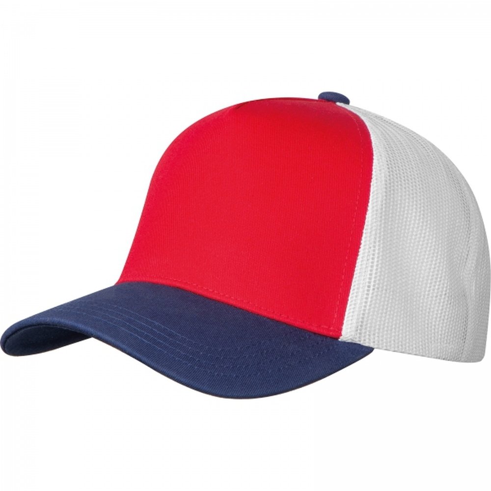 Cotton 5-panel CrisMa baseball cap 290 g/m² TREVOR red