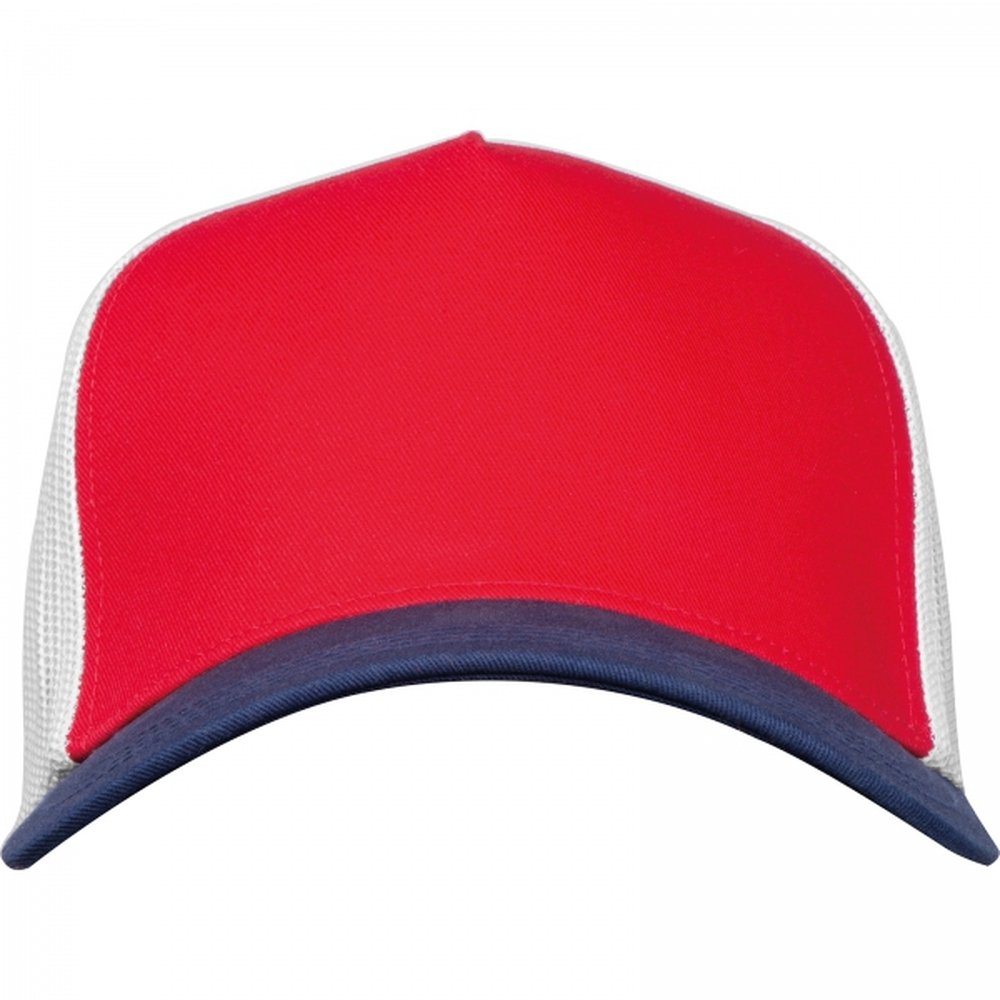 Cotton 5-panel CrisMa baseball cap 290 g/m² TREVOR red - Image 3
