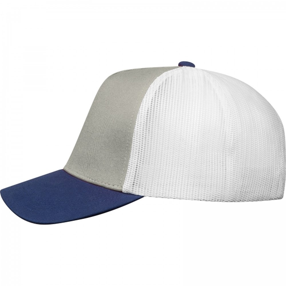 Cotton 5-panel CrisMa baseball cap 290 g/m² TREVOR grey - Image 4