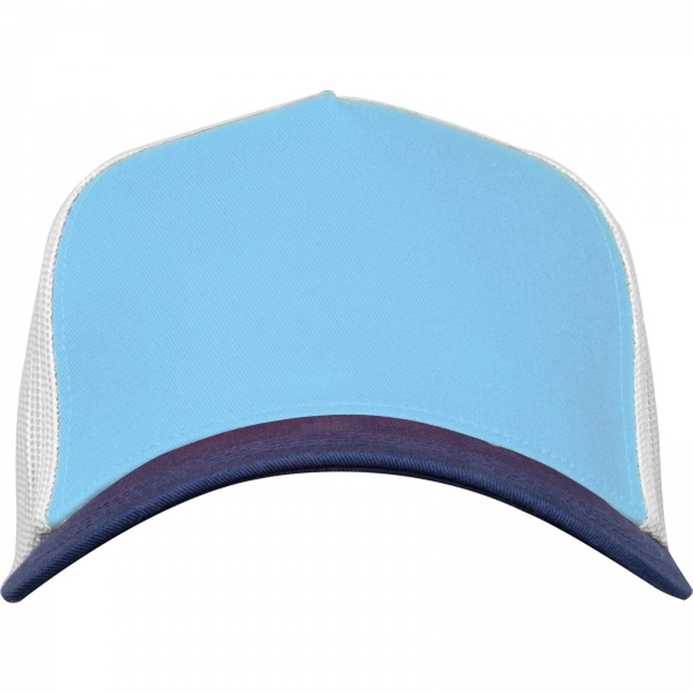 Cotton 5-panel CrisMa baseball cap 290 g/m² TREVOR light blue - Image 3