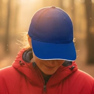 6-Panel Cotton Baseball Cap, 260 g/m² CURTIS navy blue