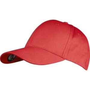 Cotton 6-panel CrisMa baseball cap 190 g/m² FRIEDA red