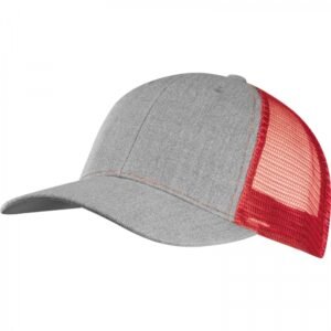 6-panel mesh cap FRANKLIN red