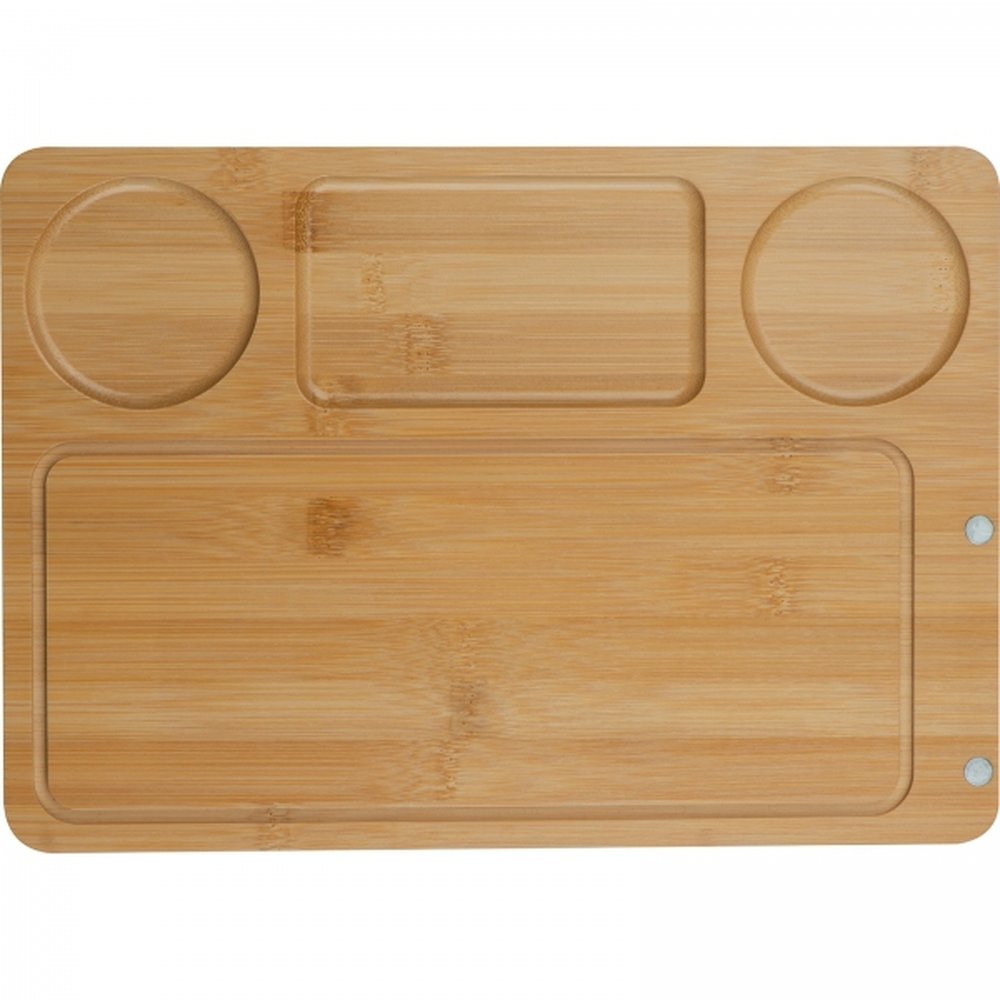 Cheese board with knives FORTUNATO beige - Image 3