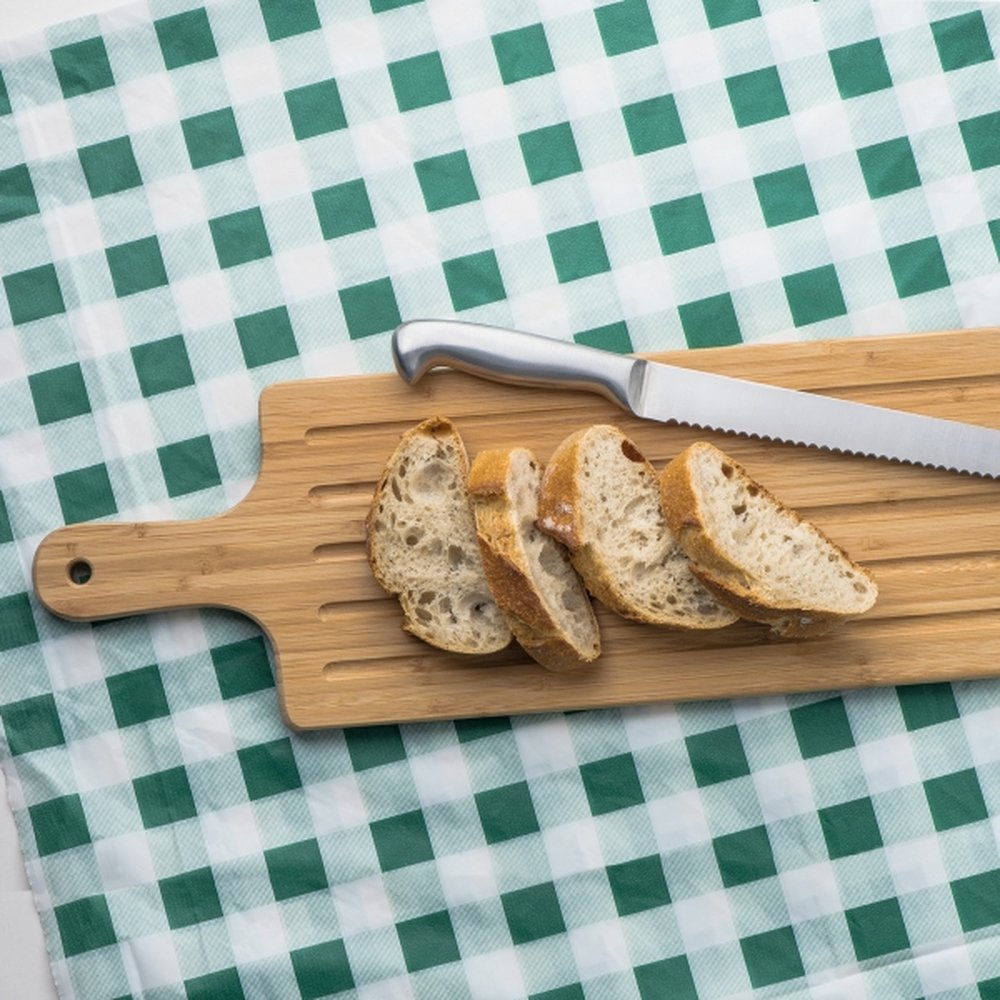 Bamboo cutting board with knife ELFRIEDE brown - Image 3