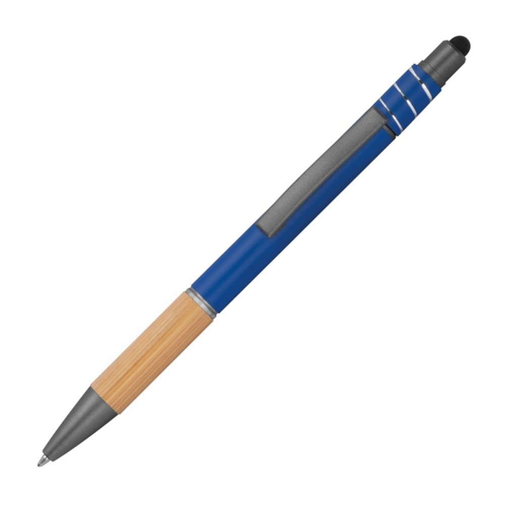 Aluminium anti-stress touch pen MANUELA blue