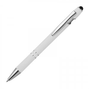 Aluminum touch pen HERMANN white