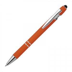 Aluminum touch pen HERMANN orange