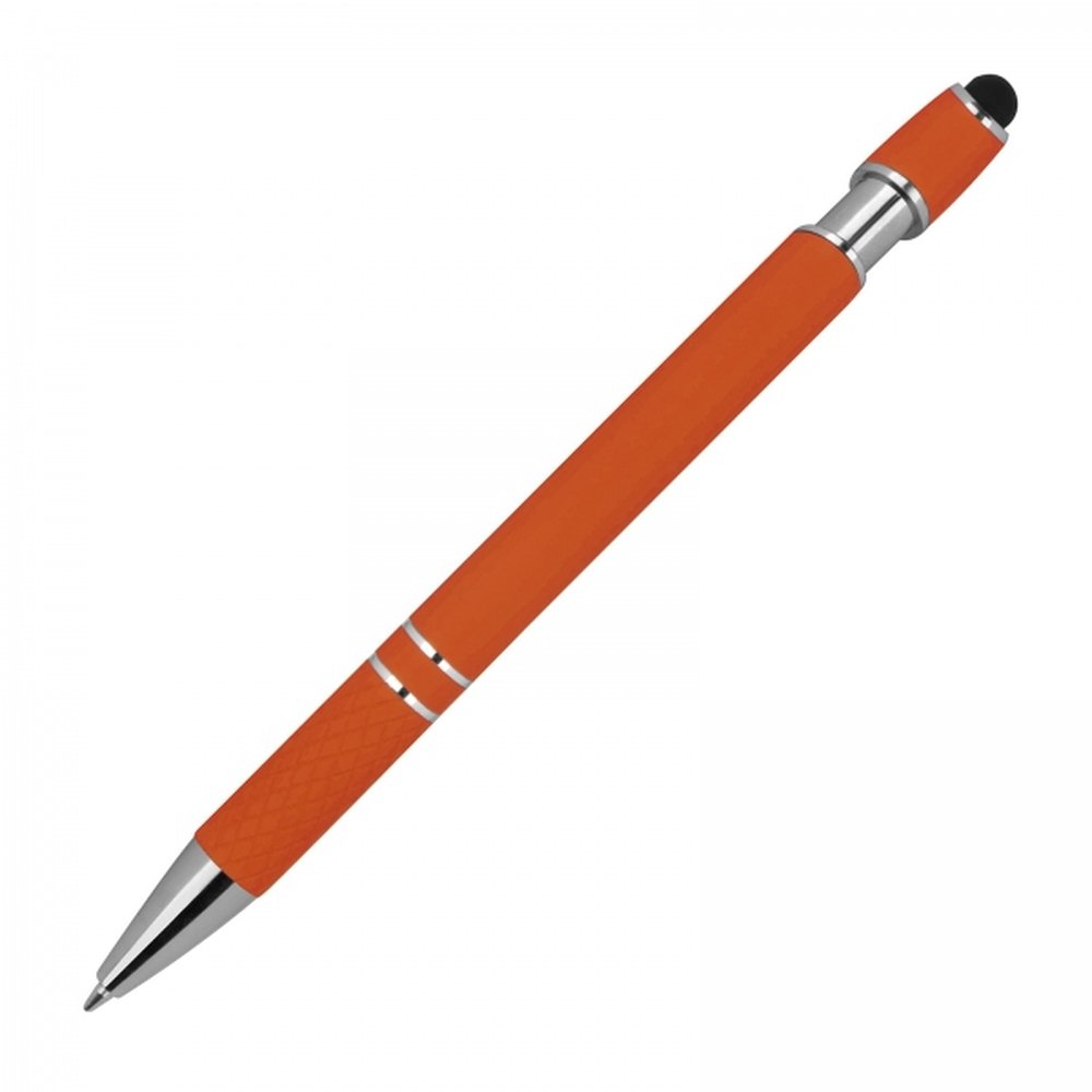 Aluminum touch pen HERMANN orange - Image 4