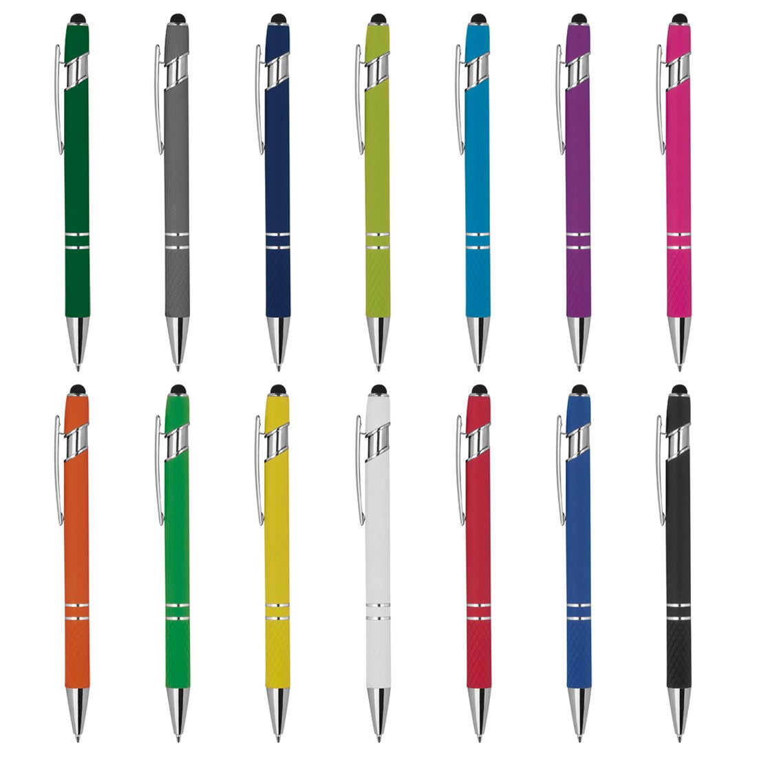 Aluminum touch pen HERMANN orange - Image 5
