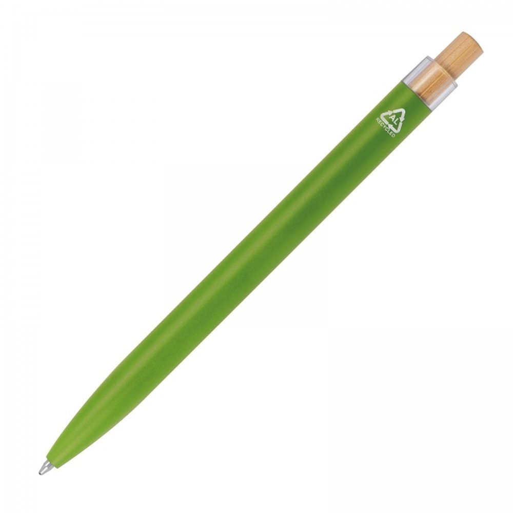 Aluminium recycled pen DORIS light green - Image 4