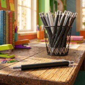 Aluminum and RPET pen EUGENE black