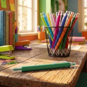 Aluminum and RPET pen EUGENE green