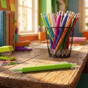 Aluminum and RPET pen EUGENE light green