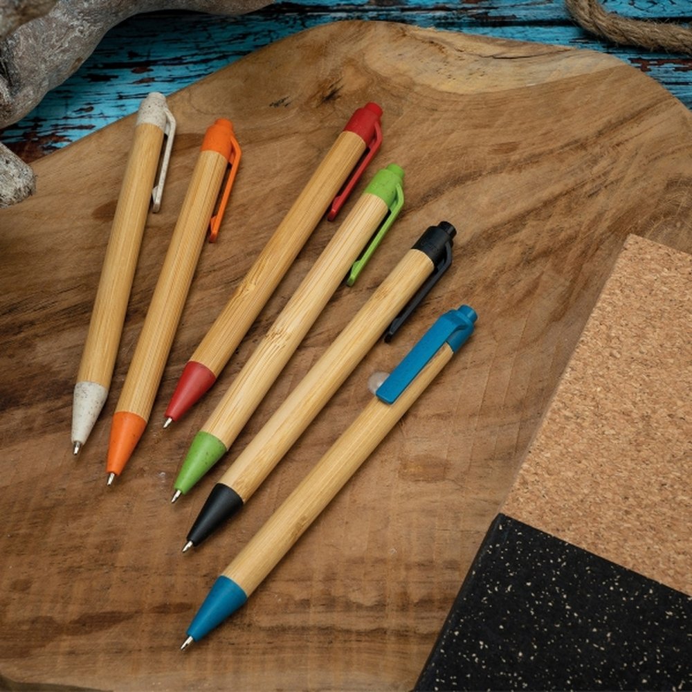 Bamboo pen FABIANA blue - Image 5