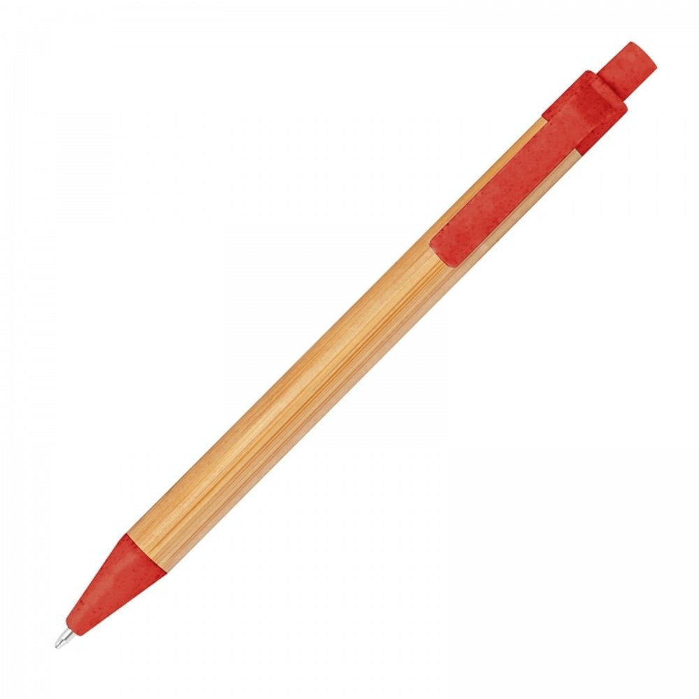 Bamboo pen FABIANA red - Image 3