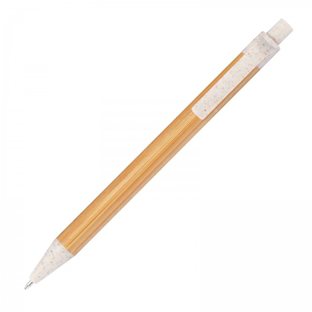 Bamboo pen FABIANA white - Image 3