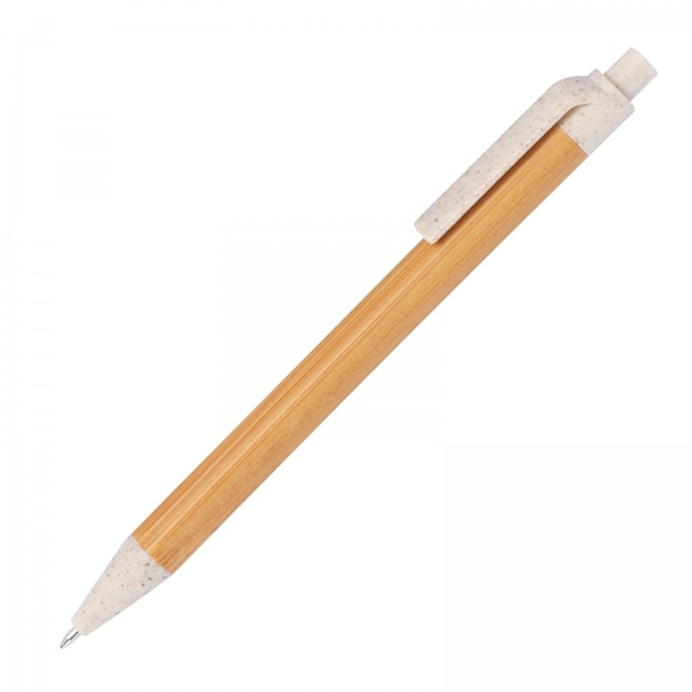 Bamboo pen FABIANA white