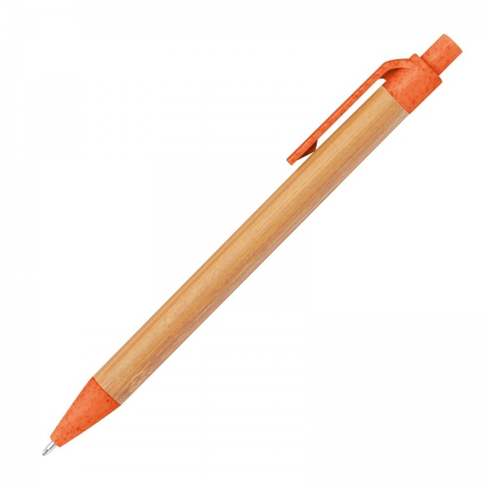 Bamboo pen FABIANA orange - Image 2