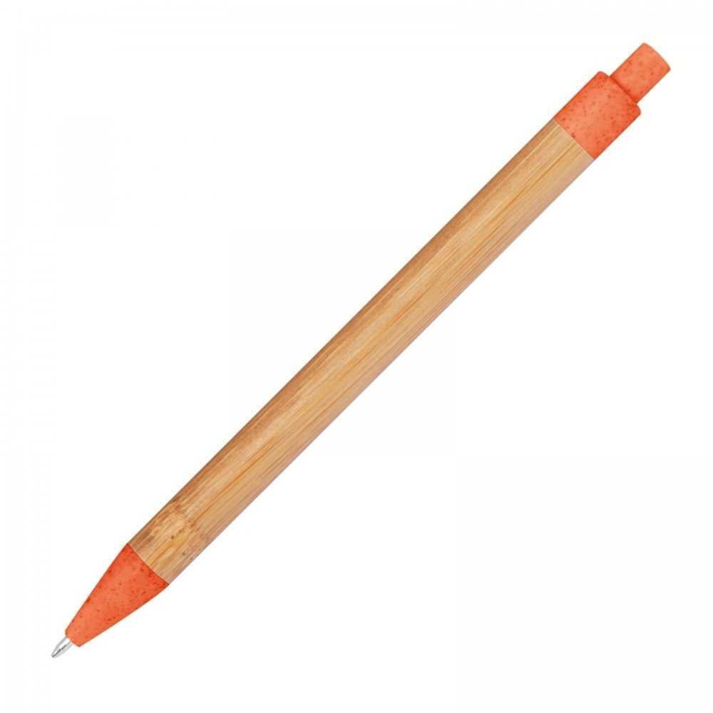 Bamboo pen FABIANA orange - Image 4