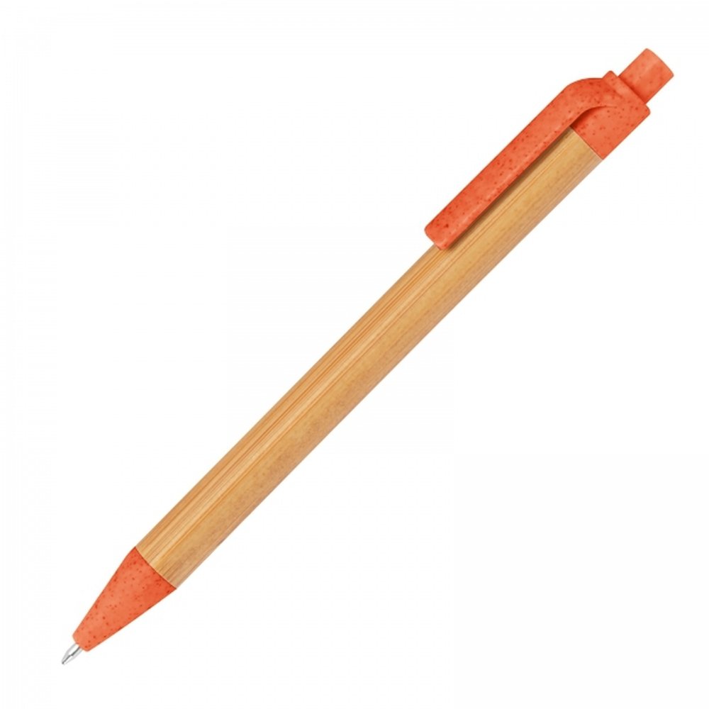 Bamboo pen FABIANA orange