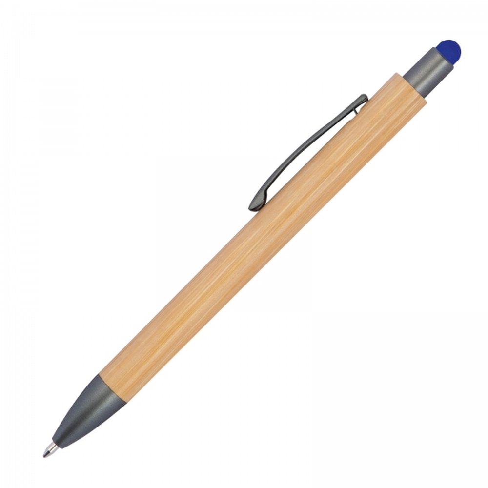 Wooden touch pen LUCIO blue - Image 2
