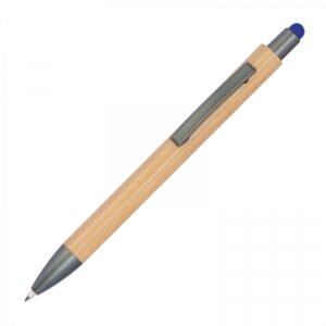 Wooden touch pen LUCIO blue
