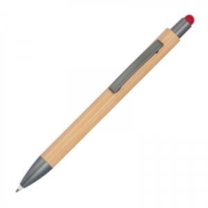 Wooden touch pen LUCIO red