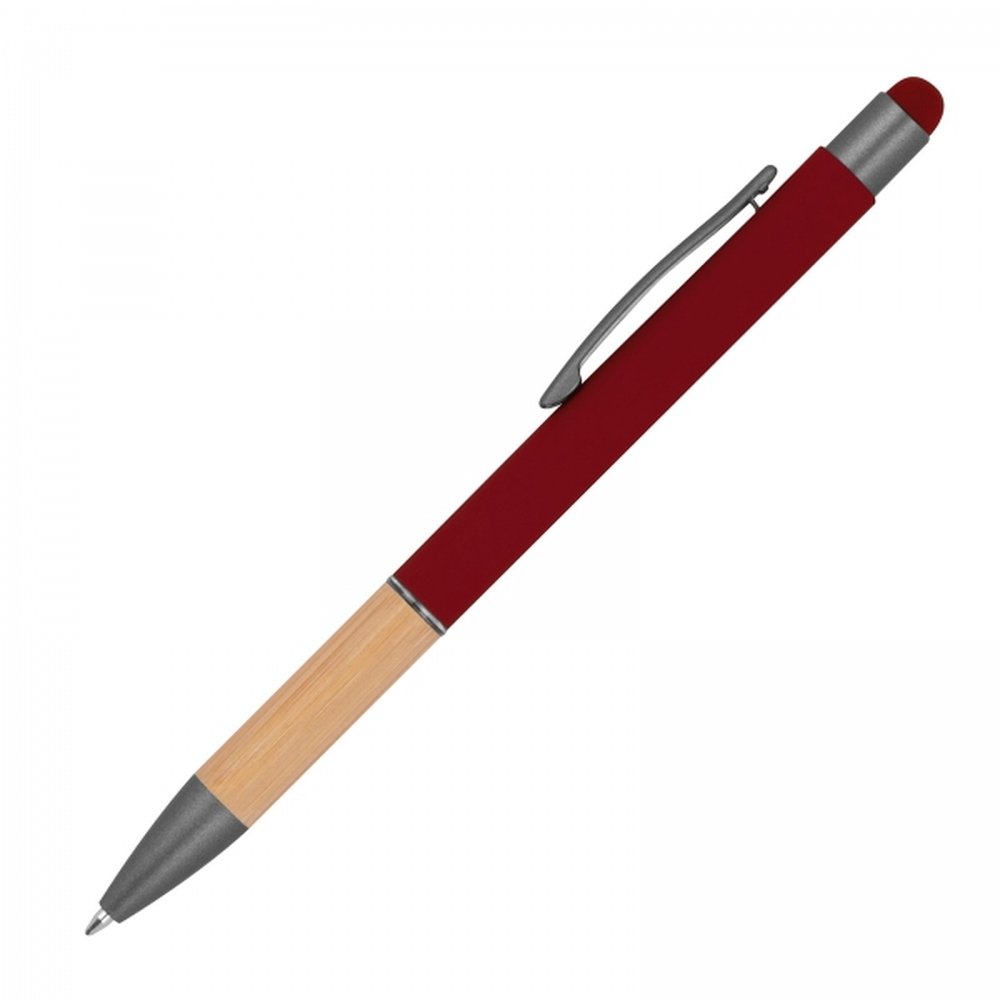 Metal soft touch touch pen BRYGIDA burgundy - Image 2