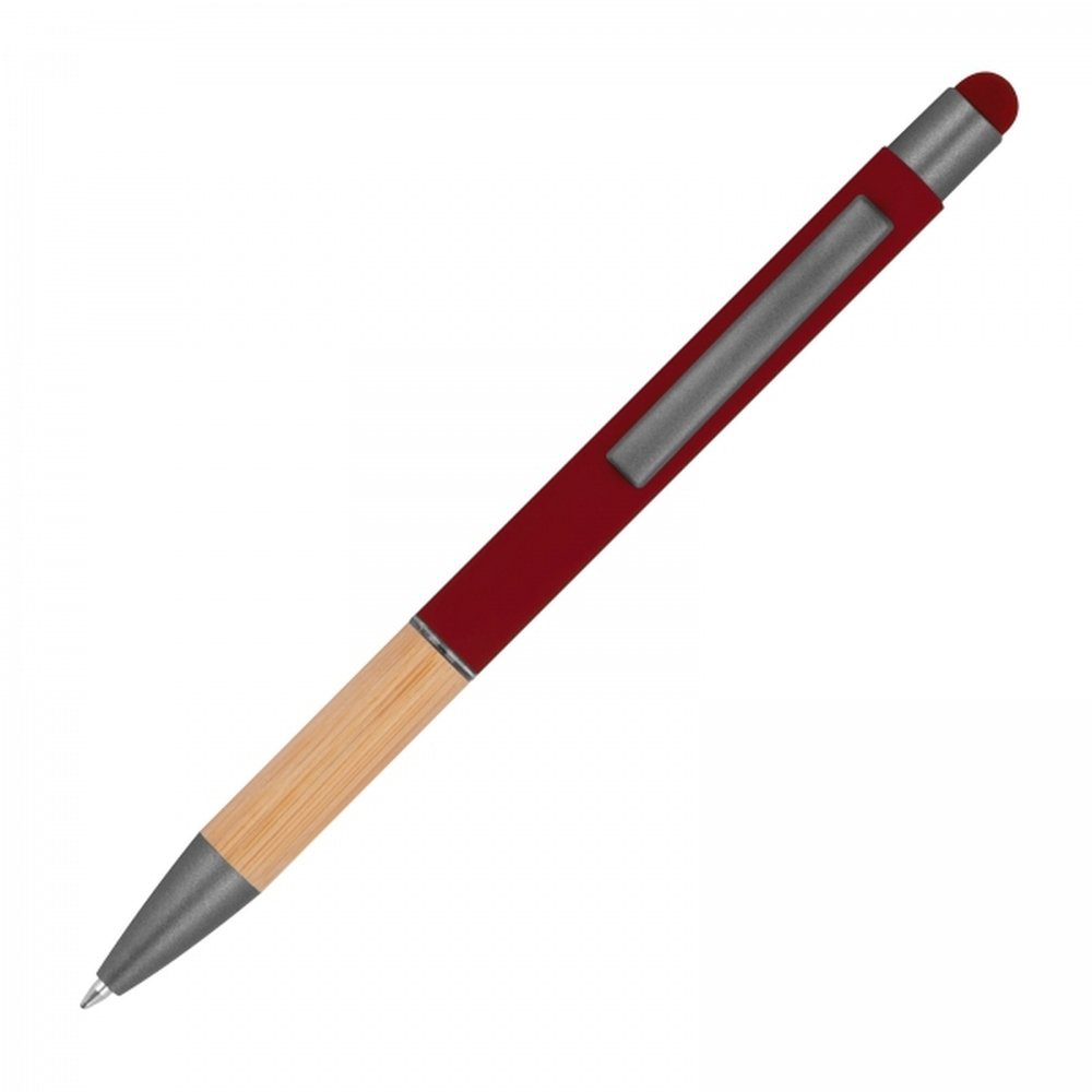 Metal soft touch touch pen BRYGIDA burgundy - Image 3