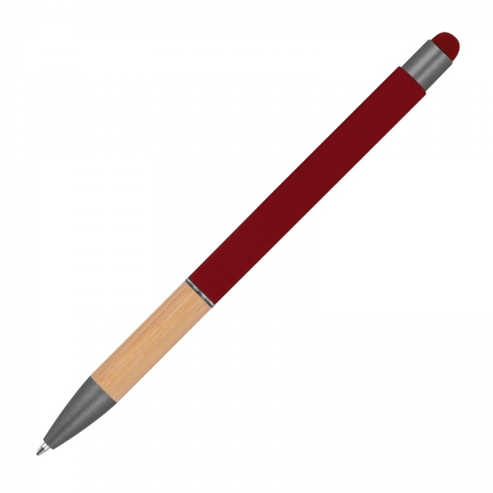 Metal soft touch touch pen BRYGIDA burgundy - Image 4