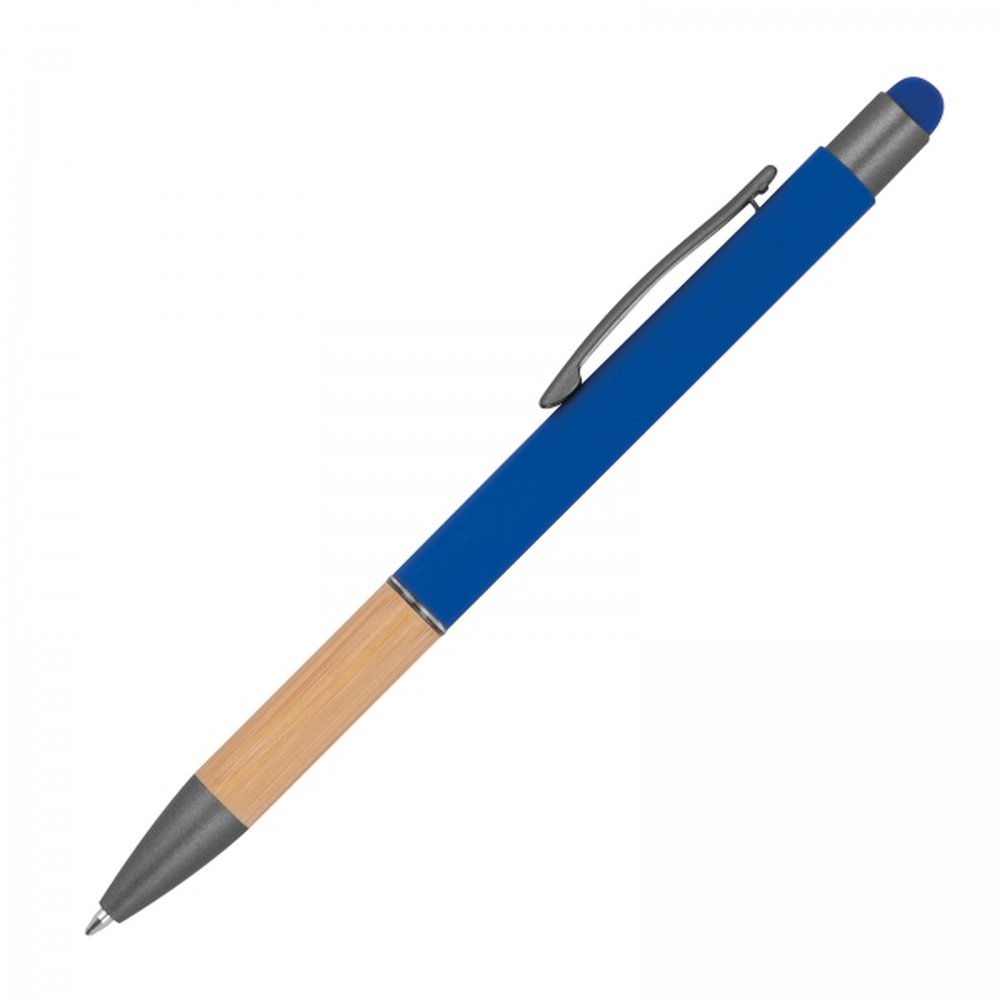 Metal soft touch touch pen BRYGIDA blue - Image 2