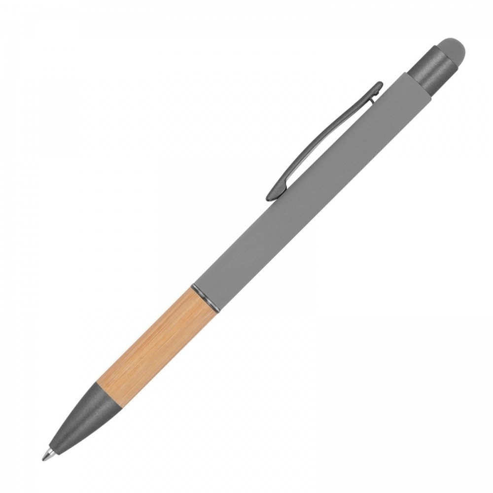 Metal soft touch touch pen BRYGIDA grey - Image 2