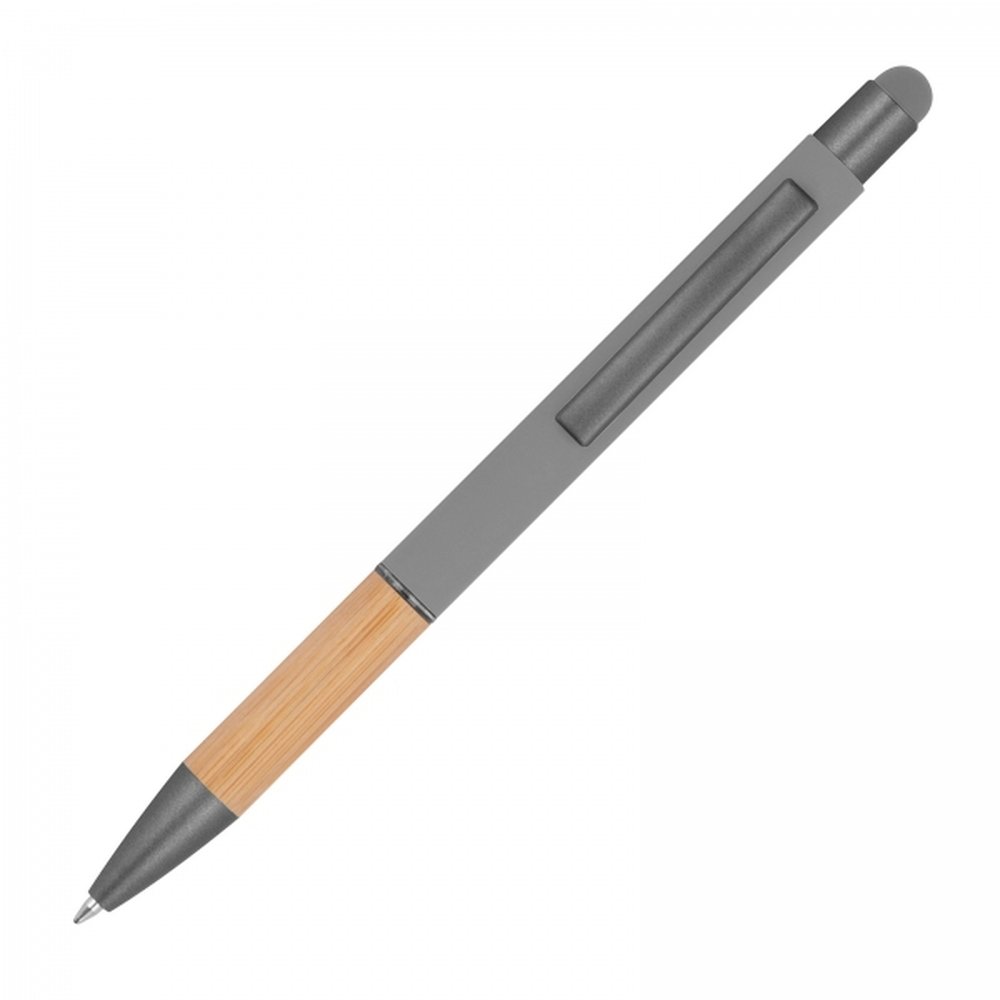 Metal soft touch touch pen BRYGIDA grey - Image 3