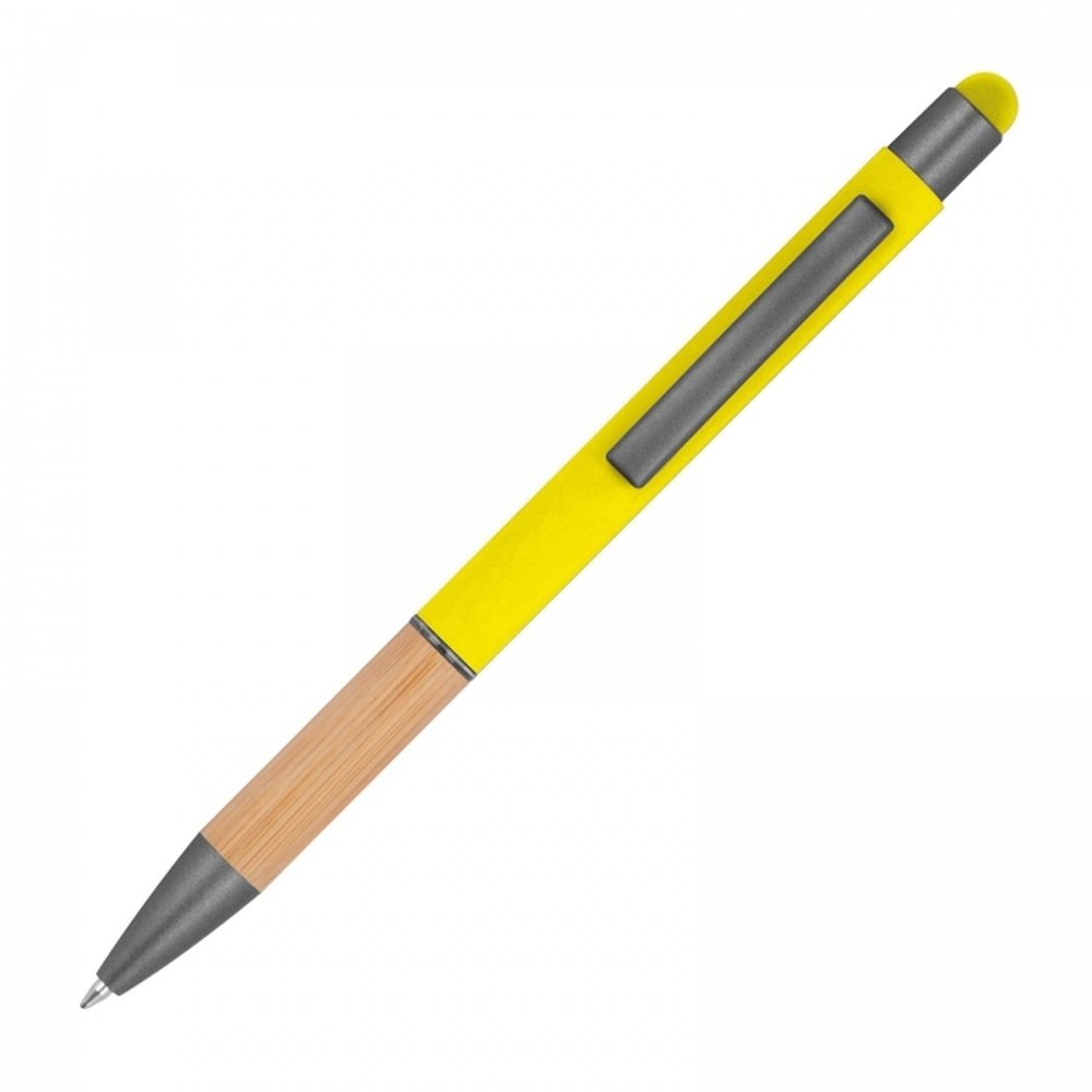 Metal soft touch touch pen BRYGIDA yellow - Image 3