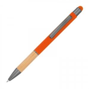 Metal soft touch touch pen BRYGIDA orange