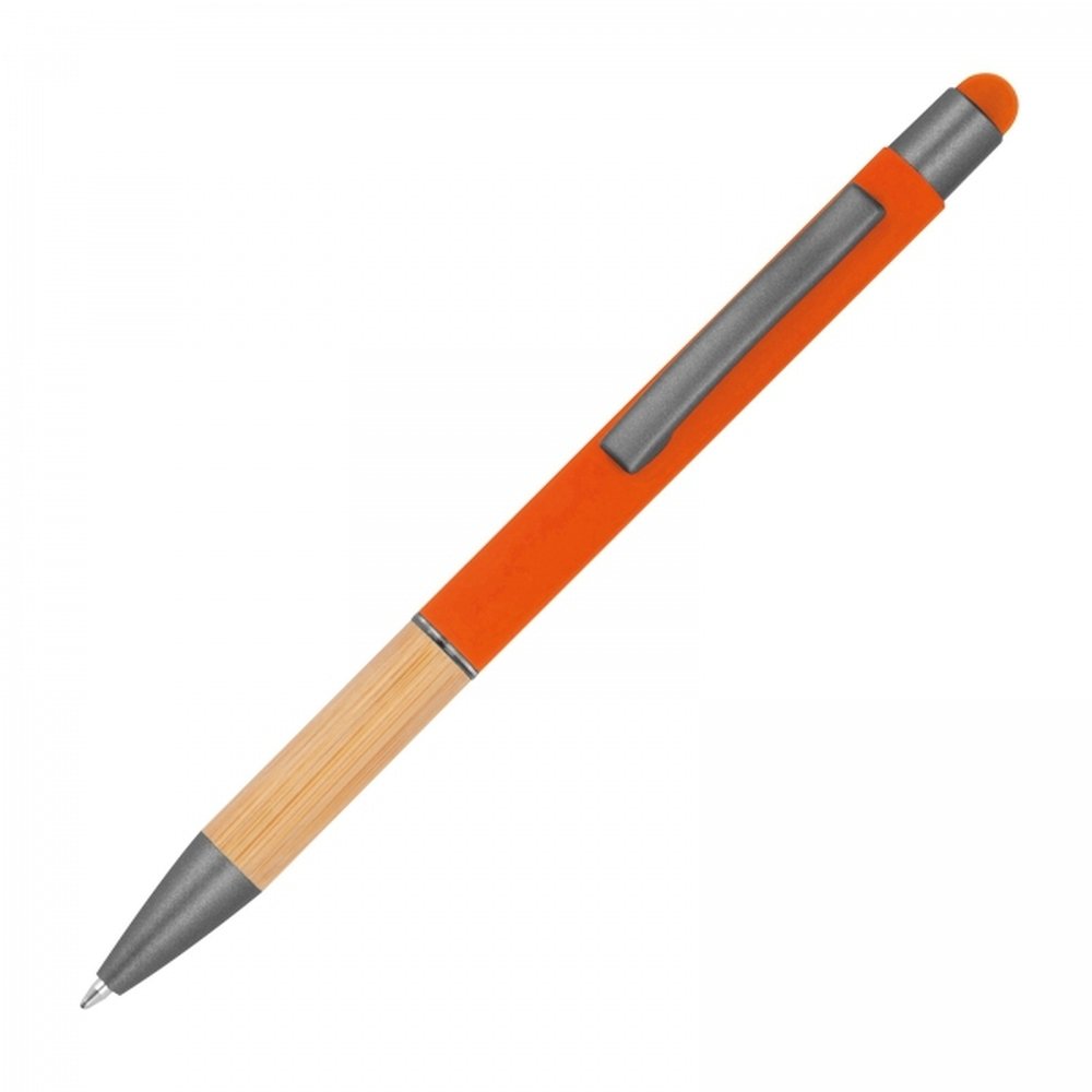 Metal soft touch touch pen BRYGIDA orange