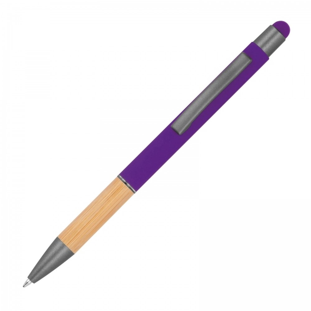Metal soft touch touch pen BRYGIDA violet