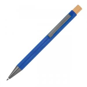 Pen made of recycled aluminium ROSARIO blue