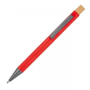 Pen made of recycled aluminium ROSARIO red
