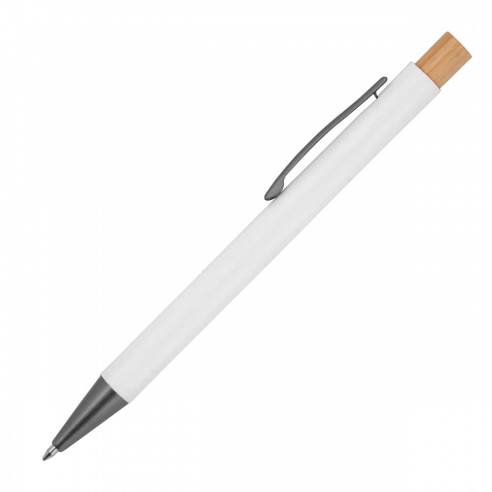 Pen made of recycled aluminium ROSARIO white - Image 2