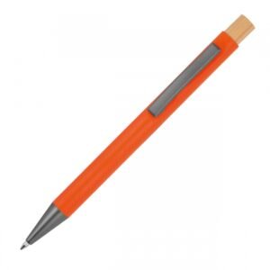 Pen made of recycled aluminium ROSARIO orange