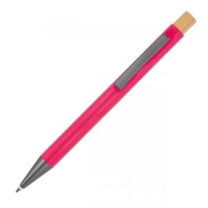 Pen made of recycled aluminium ROSARIO pink