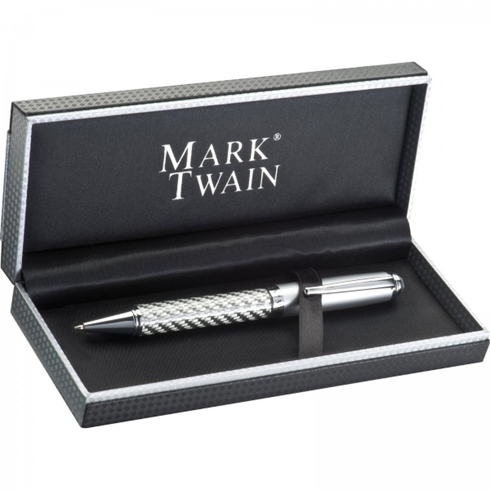 Metal pen Columbia Mark Twain AURORA grey
